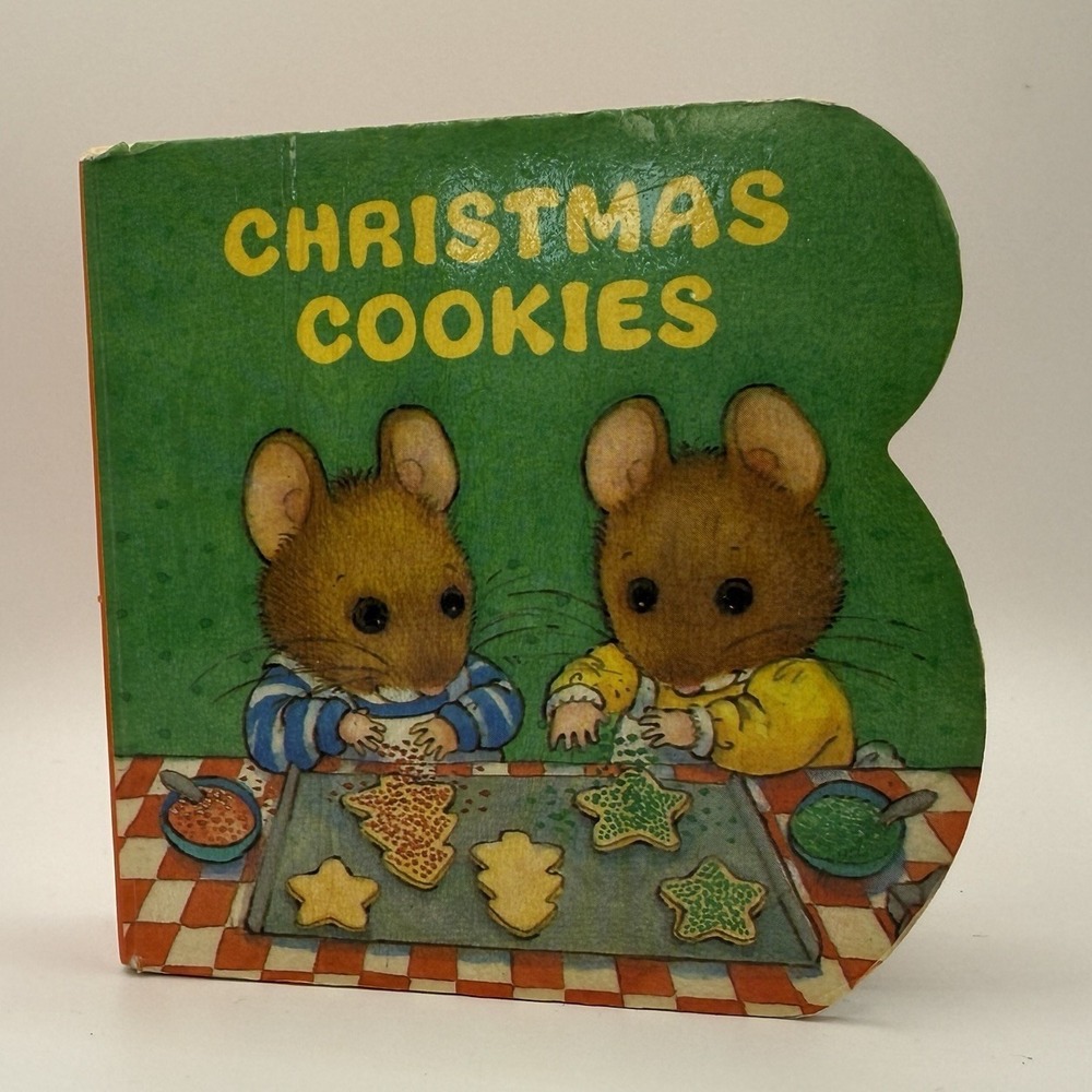 Christmas Cookies (Wee Pudgy Books) Board Book Vintage